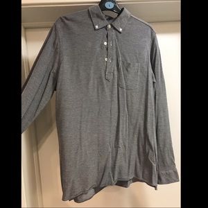 Men’s long sleeve polo collared shirt